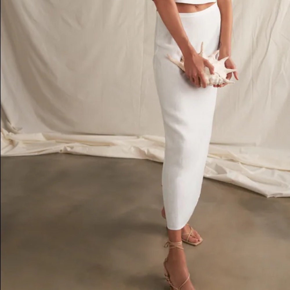 Linen Cape Skirt